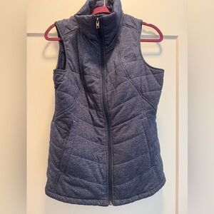 Blue North Face Vest